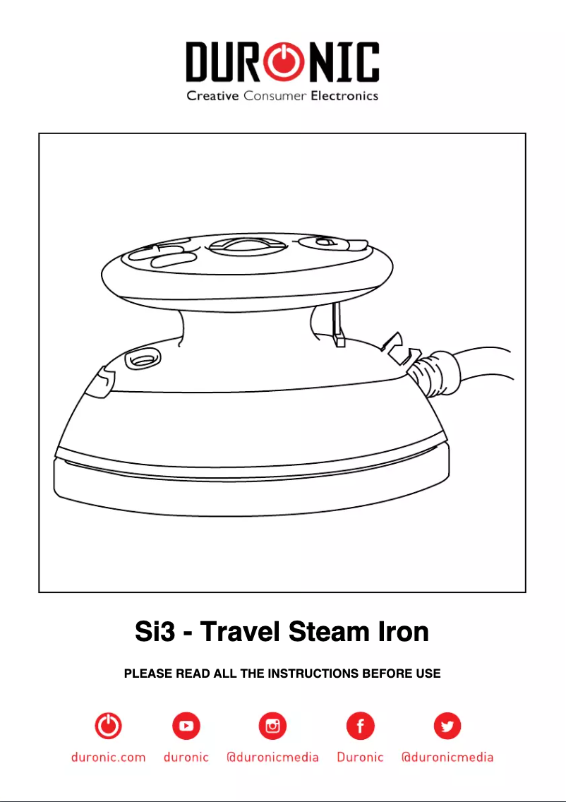 Image de la première page du manuel de l'appareil SI3