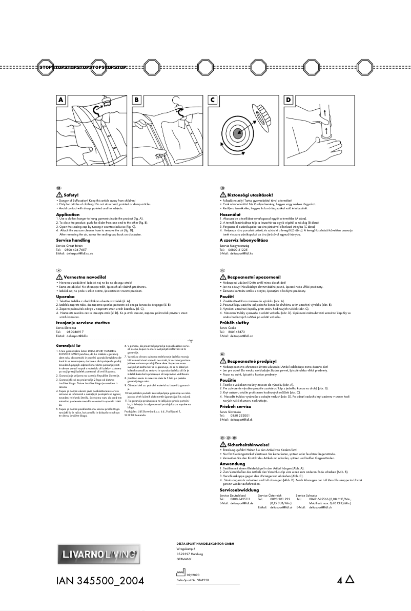 Image de la première page du manuel de l'appareil IAN 345500
