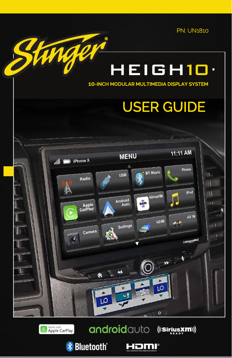 Página 1 del manual Manual de usuario PAC SR-JK11H