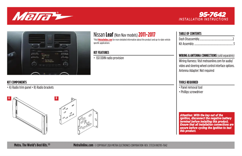 Image de la première page du manuel de l'appareil 95-7642