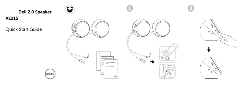 Página 1 del manual Guía de instalación Dell AE215