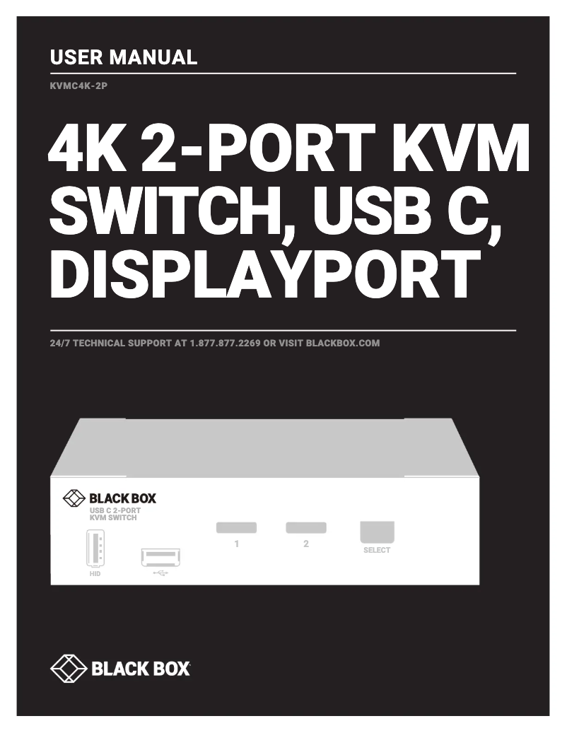 Page n°1 - Manuel utilisateur Black Box KX-TG8062FR