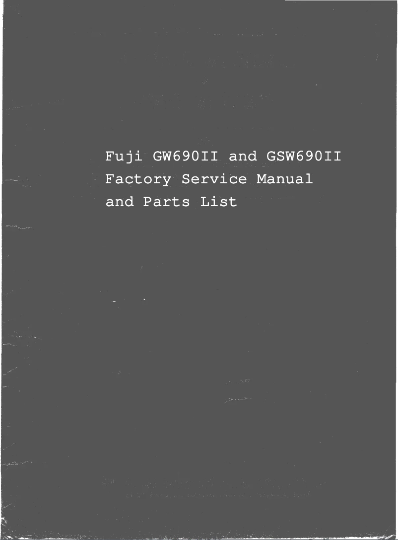 Imagen de la primera página del manual del dispositivo GW690II