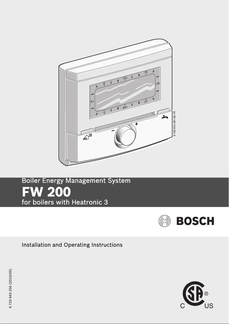 Página 1 del manual Manual de usuario Bosch FW 200