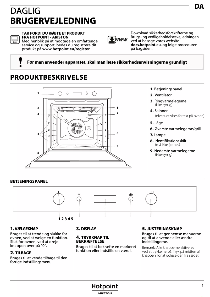 Image de la première page du manuel de l'appareil FI7 864 SH IX HA