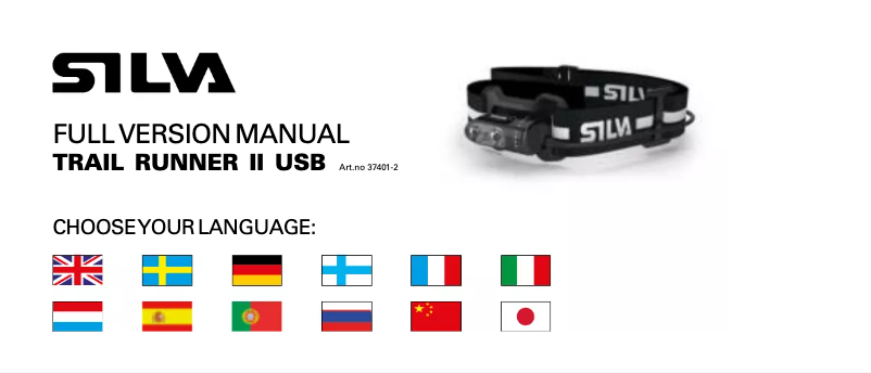 Page n°1 - Manuel utilisateur Silva Trail Runner ll USB