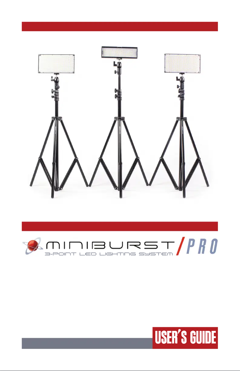 Page n°1 - Manuel utilisateur Digital Juice MiniBurst PRO