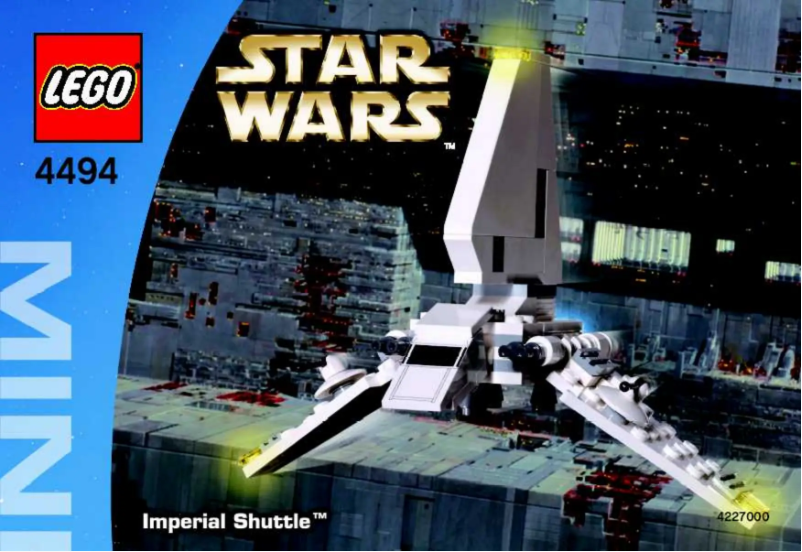 Page 1 de la notice Manuel utilisateur Lego Star Wars 4494