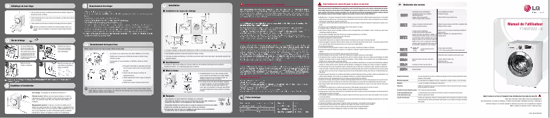 Image de la première page du manuel de l'appareil F1403TD2