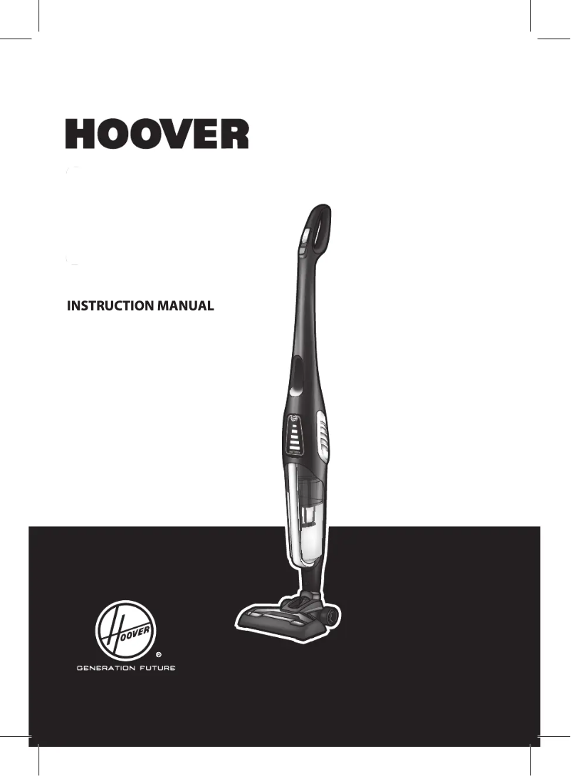 Page n°1 - Manuel utilisateur Hoover Unplugged UNP264P