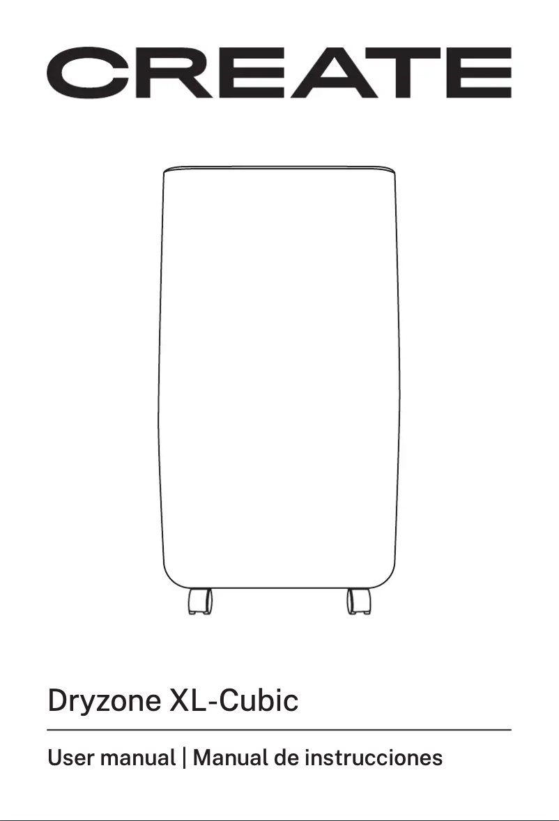 Image de la première page du manuel de l'appareil Dryzone XL-Cubic