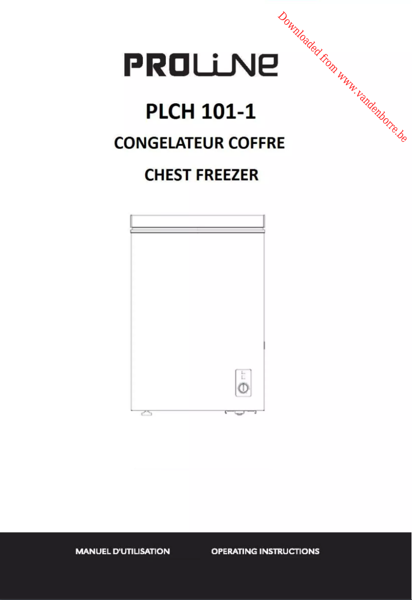 Image de la première page du manuel de l'appareil PLCH 101-1