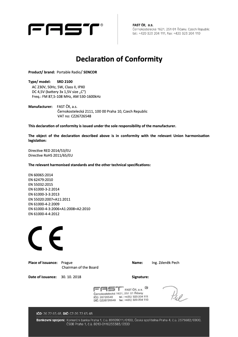 Imagen de la primera página del manual del dispositivo SRD 2100 W