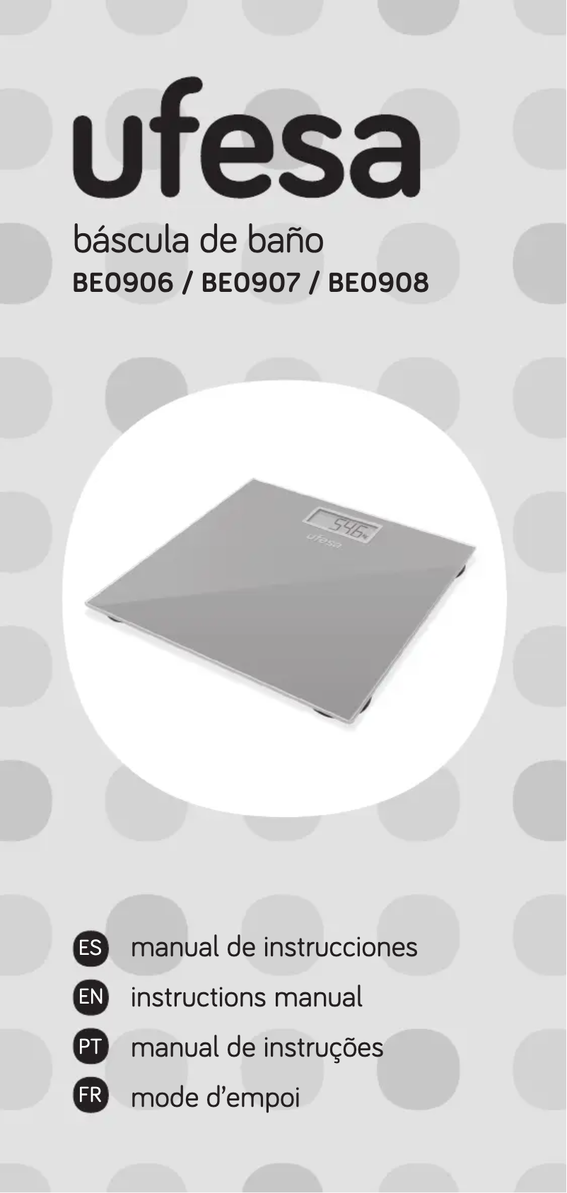 Image de la première page du manuel de l'appareil BE0906