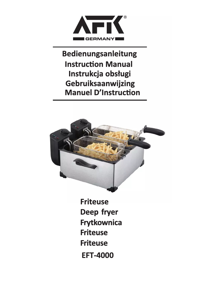 Image de la première page du manuel de l'appareil EFT-4000