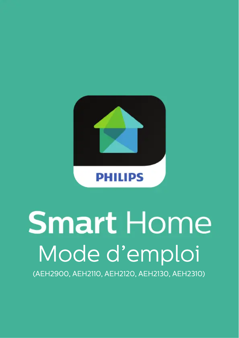 Page 1 de la notice Manuel utilisateur Philips AEH2900