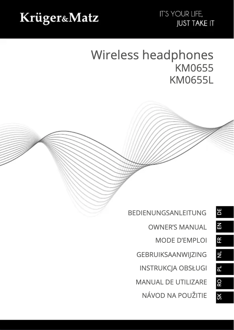Page 1 de la notice Manuel utilisateur Krüger&Matz F7A Lite