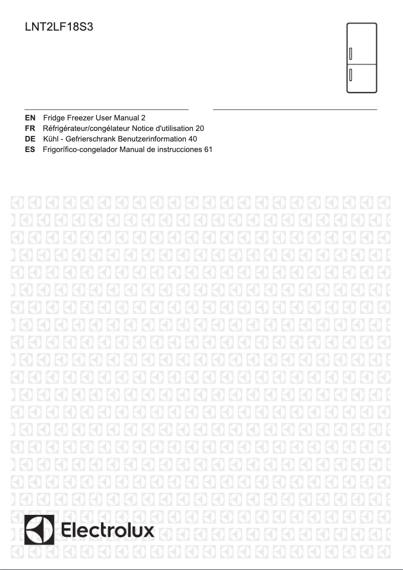 Imagen de la primera página del manual del dispositivo LNT2LF18S