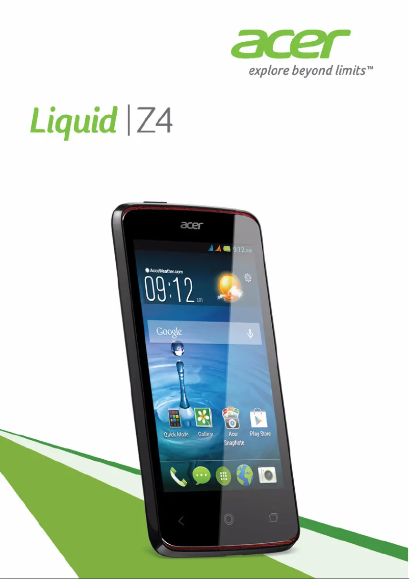 Imagen de la primera página del manual del dispositivo Liquid Z4 Duo