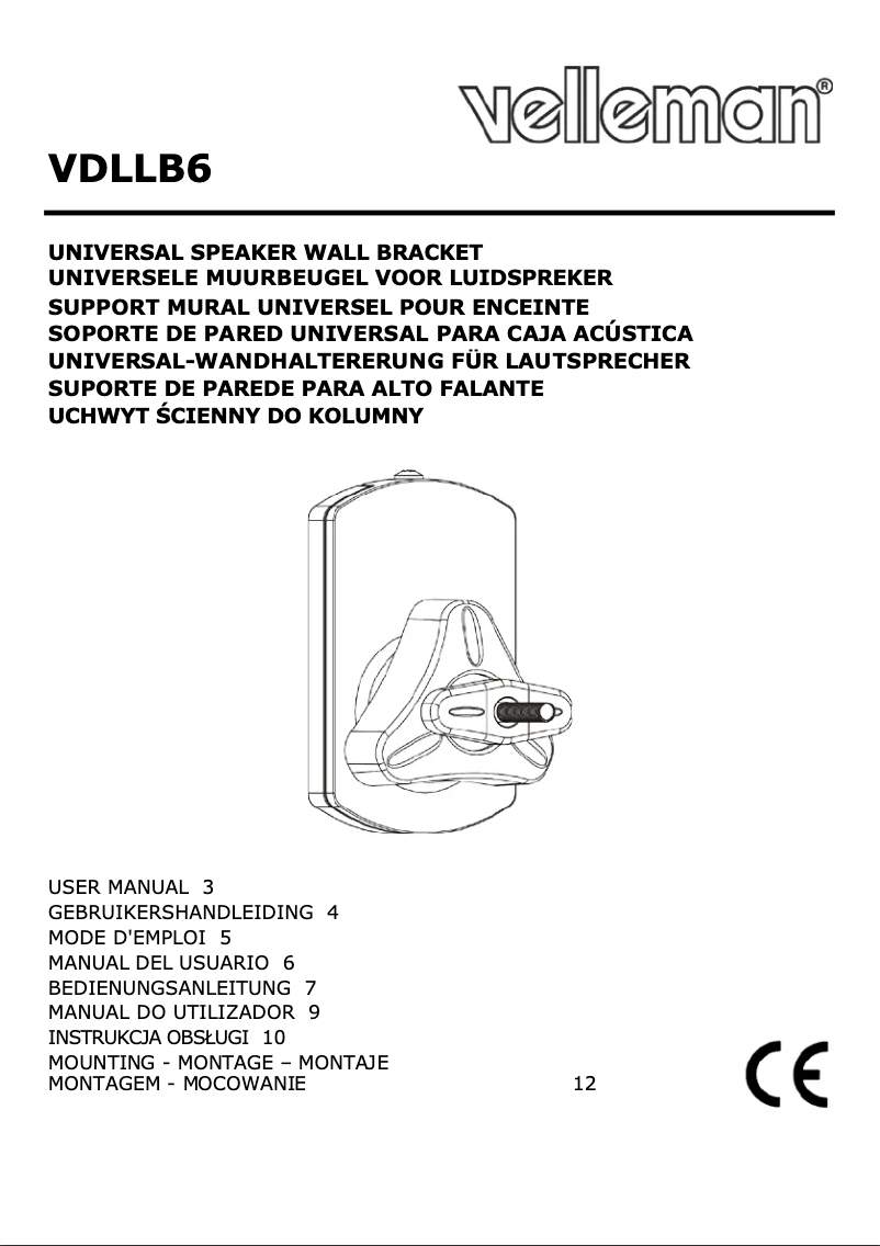 Imagen de la primera página del manual del dispositivo VDLLB6