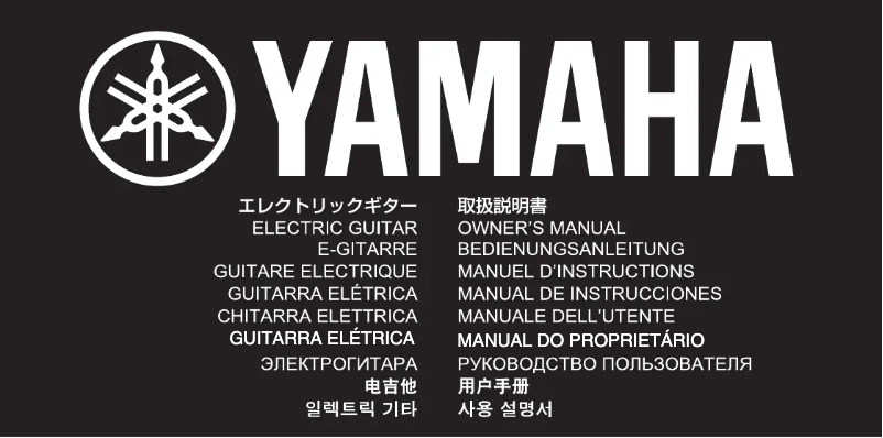 Page n°1 - Manuel utilisateur Yamaha SA2200