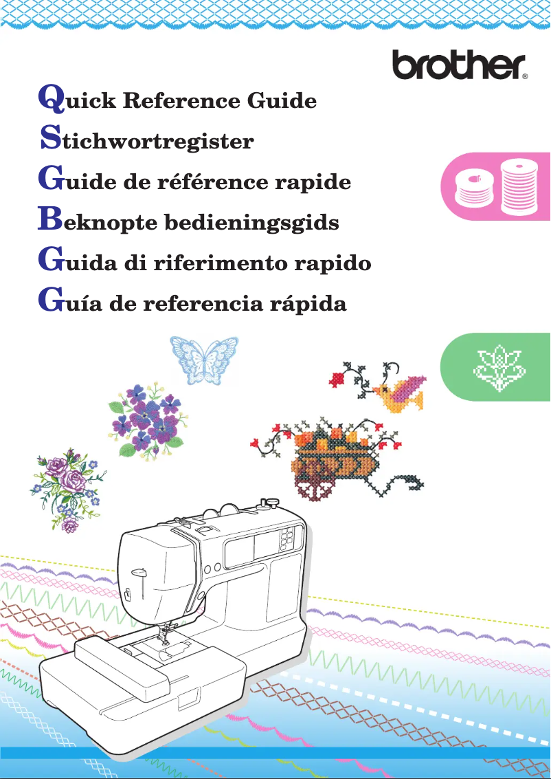 Page 1 de la notice Manuel utilisateur Brother PE500