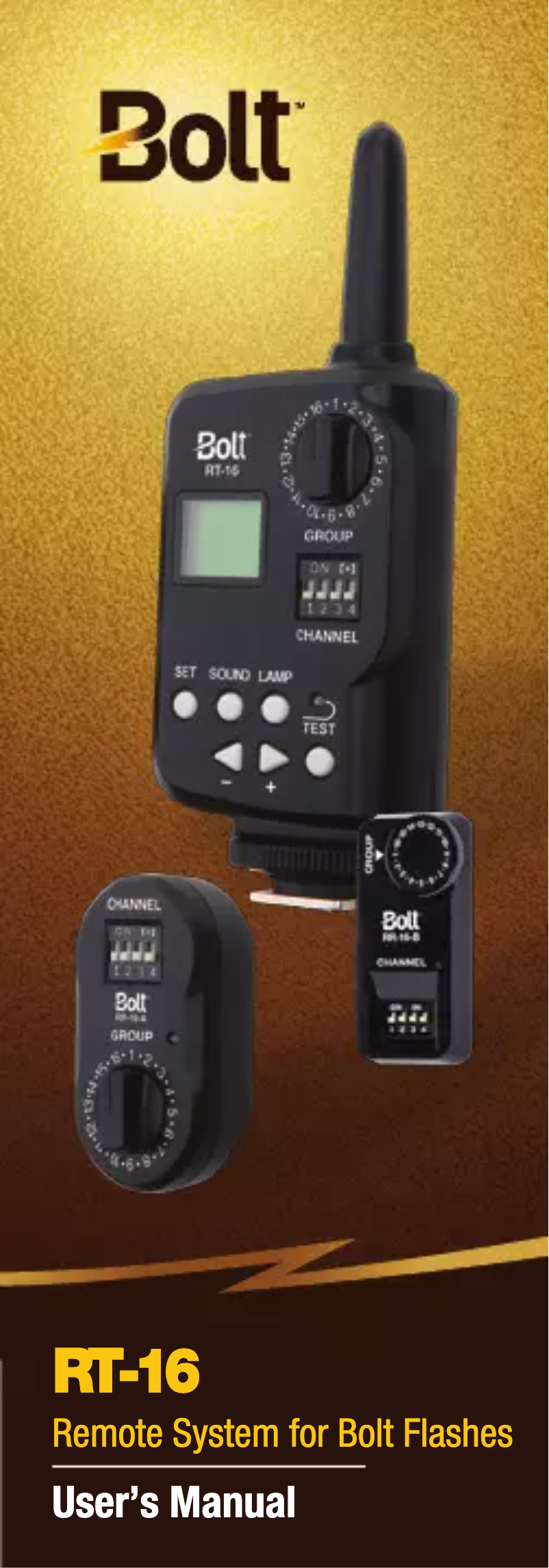 Page n°1 - Manuel utilisateur Bolt RT-16