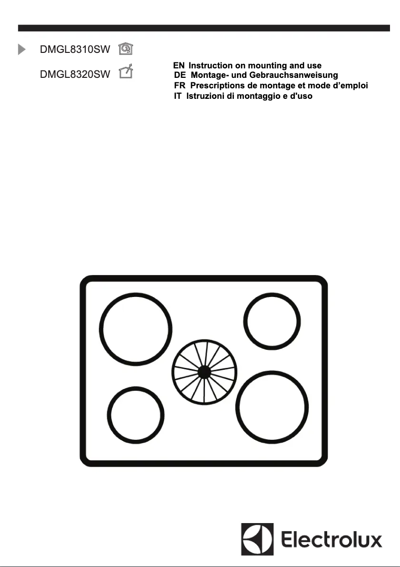 Page n°1 - Manuel utilisateur Electrolux DMGL8320SW
