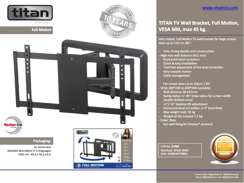 Image de la première page du manuel de l'appareil BFMO 8060