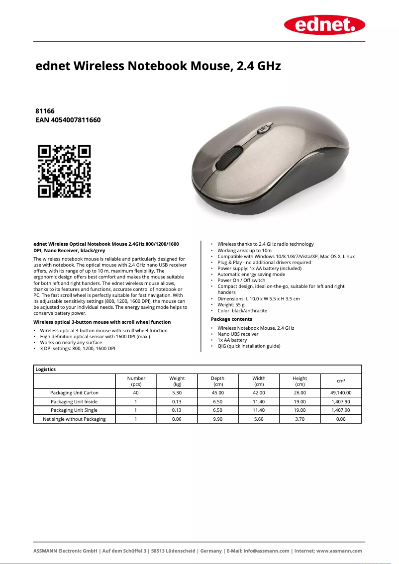 Image de la première page du manuel de l'appareil 81166