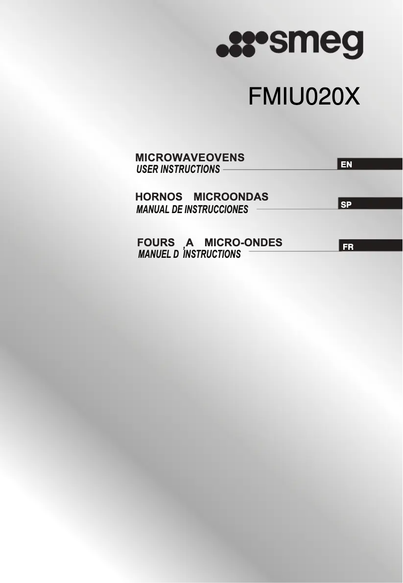 Página 1 del manual Manual de usuario Smeg FMIU020X