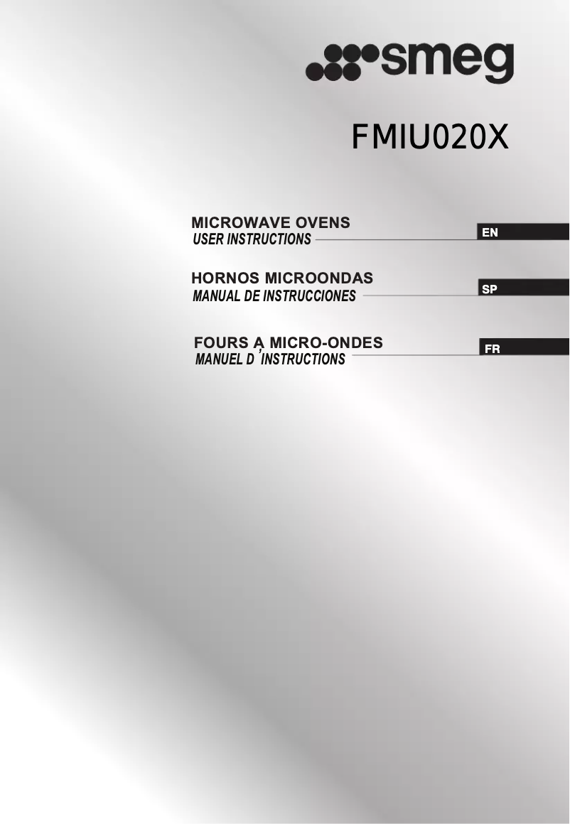 Image de la première page du manuel de l'appareil FMIU020X