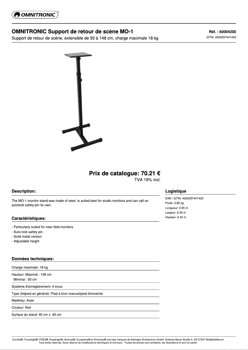 Image de la première page du manuel de l'appareil MO-1
