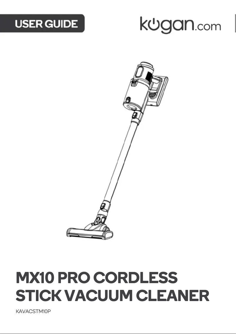 Image de la première page du manuel de l'appareil MX10 Pro