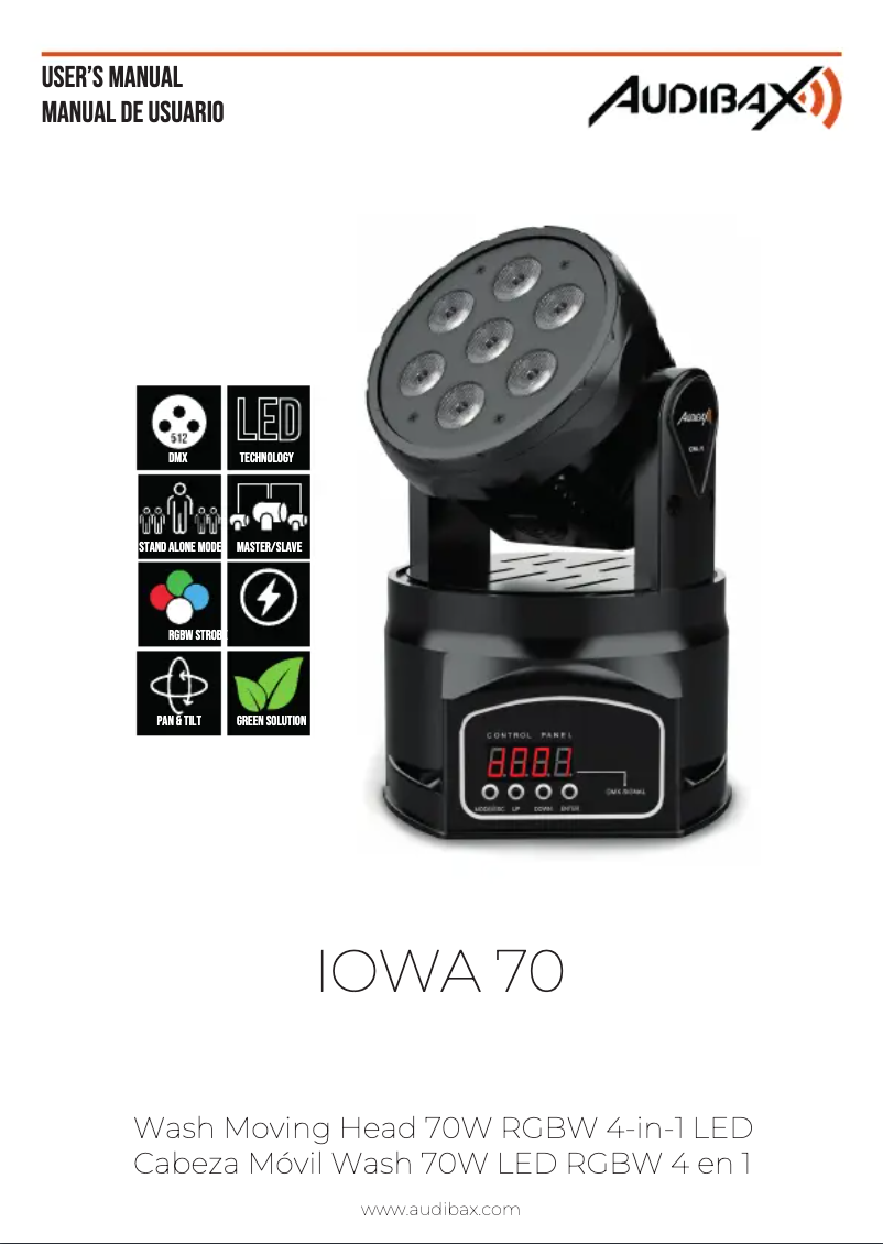 Image de la première page du manuel de l'appareil Iowa 70