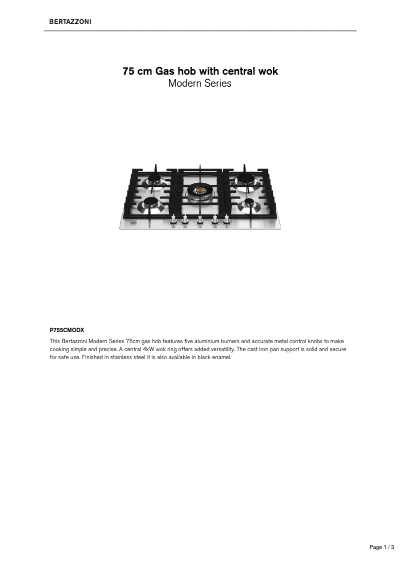 Image de la première page du manuel de l'appareil P755CMODX