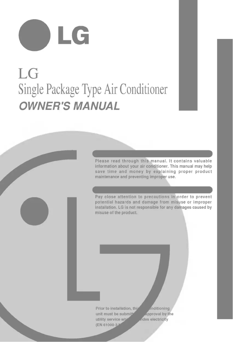 Page 1 de la notice Manuel utilisateur LG LK-0580HC
