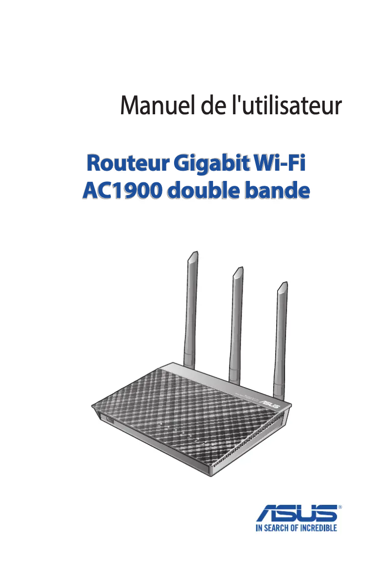 Image de la première page du manuel de l'appareil RT-AC67U