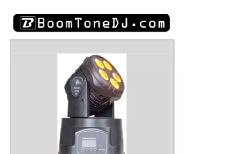 Image de la première page du manuel de l'appareil Moving Wash 5x15