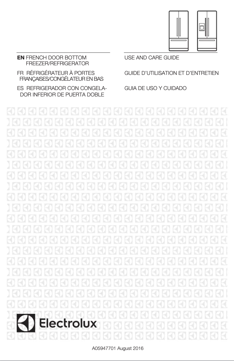 Page n°1 - Manuel d'utilisation et d'entretien Electrolux EI23BC37S