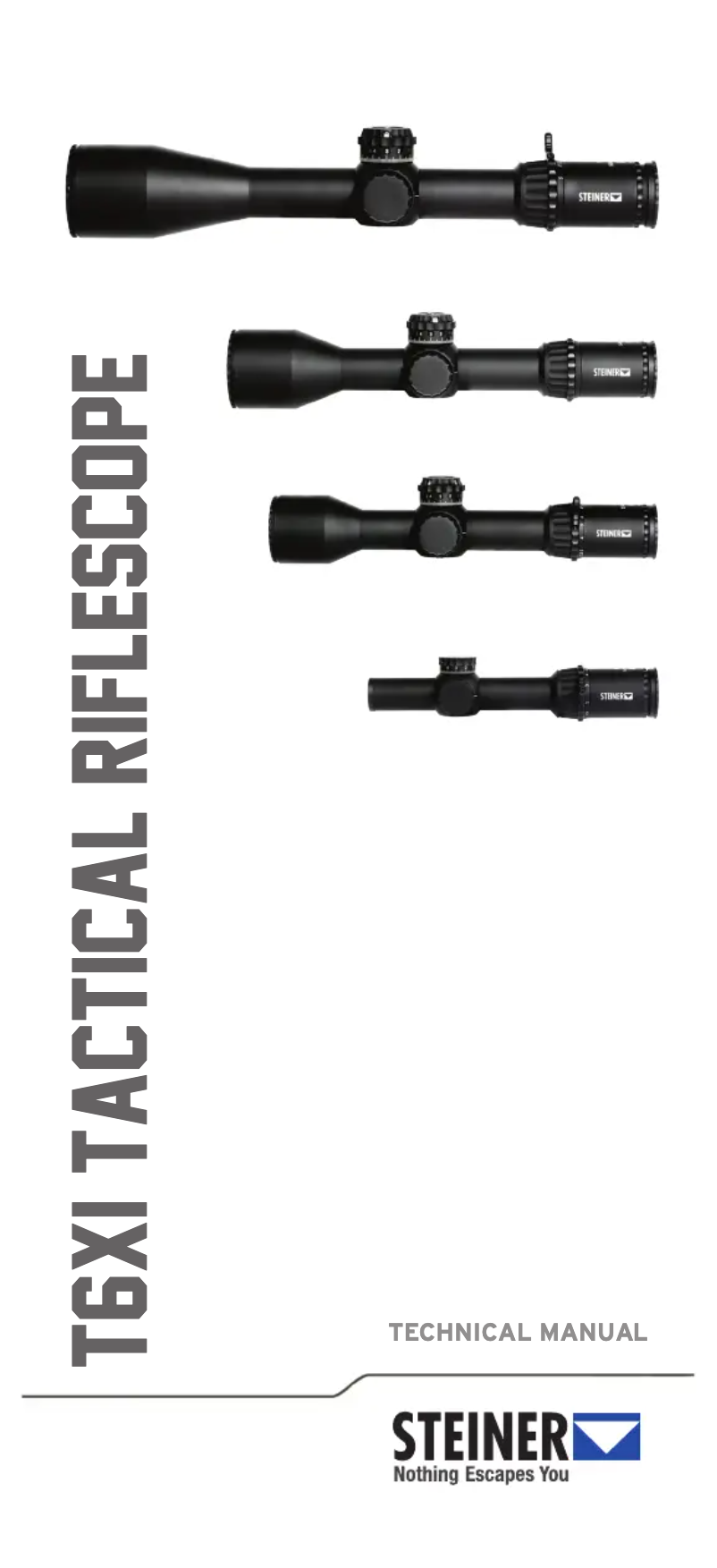 Image de la première page du manuel de l'appareil T6Xi 3-18x56