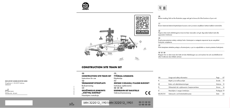 Page 1 de la notice Manuel utilisateur Playtive IAN 322012