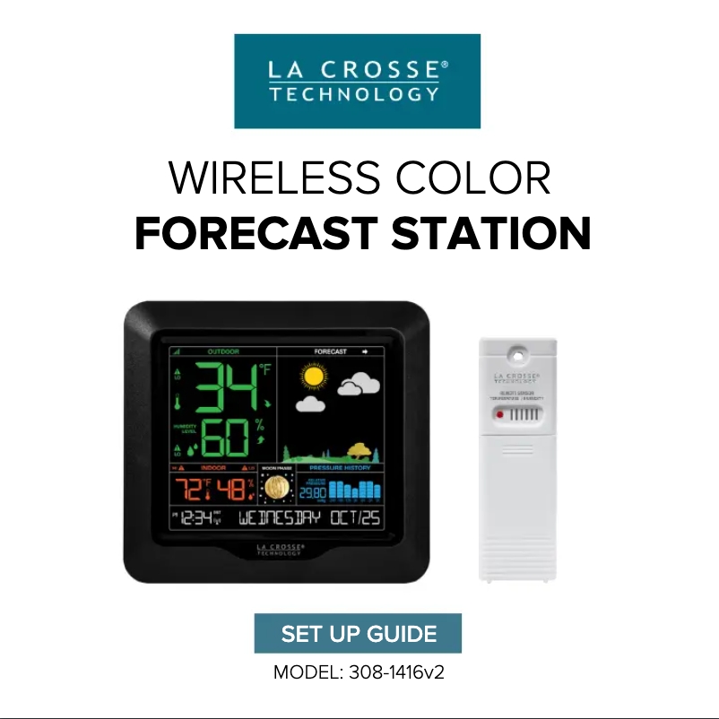 Image de la première page du manuel de l'appareil 308-1416V2