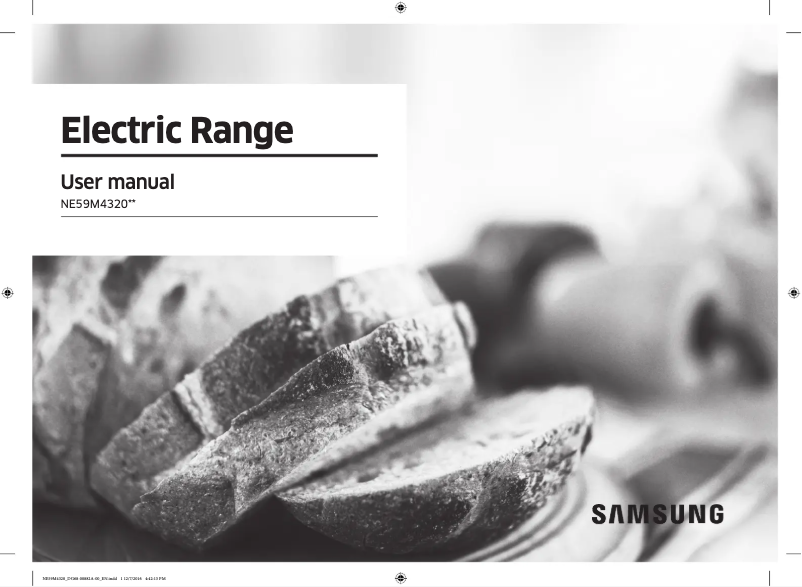 Image de la première page du manuel de l'appareil NE59M4320SG