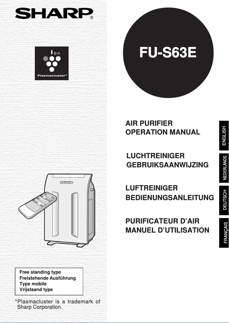 Page n°1 - Manuel utilisateur Sharp FU-S63E