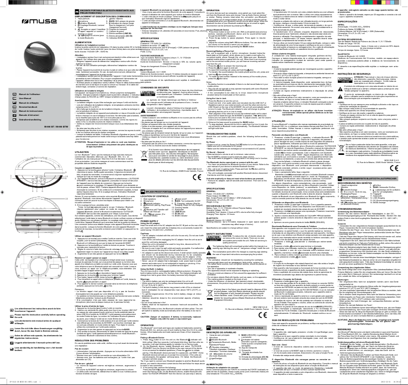 First page image of the manual for M-900 BT