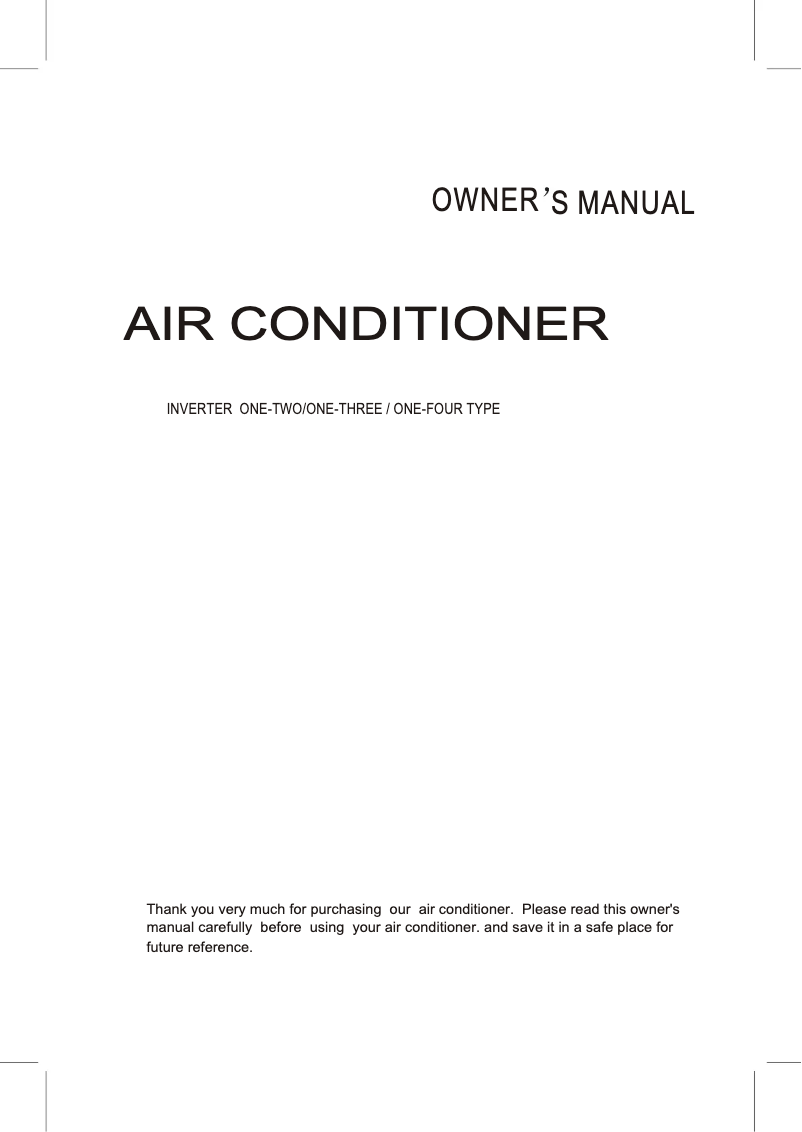 Page 1 de la notice Manuel utilisateur Midea MSQ4I-09HRDN1