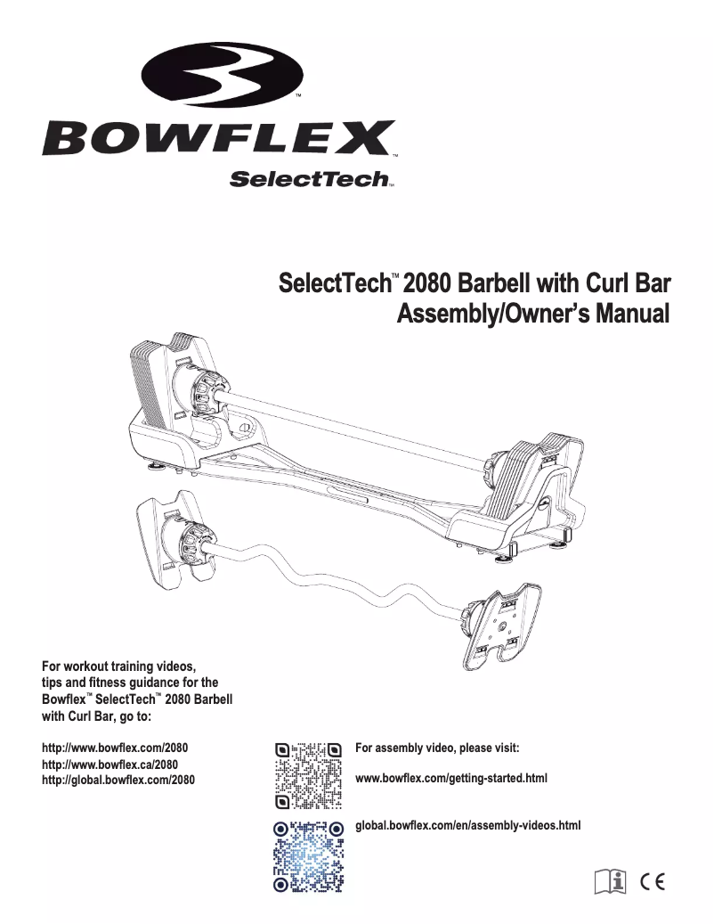 Página 1 del manual Manual de usuario Bowflex SelectTech 2080