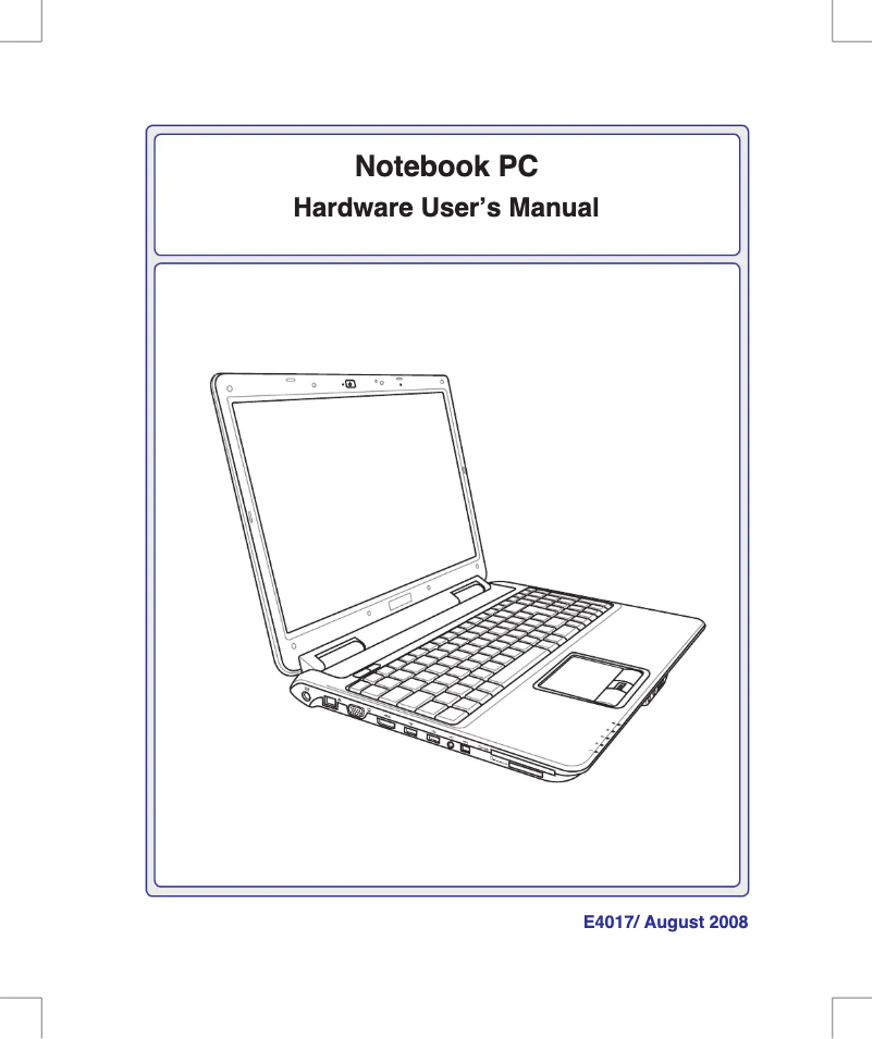 Page n°1 - Manuel utilisateur Asus N50VN