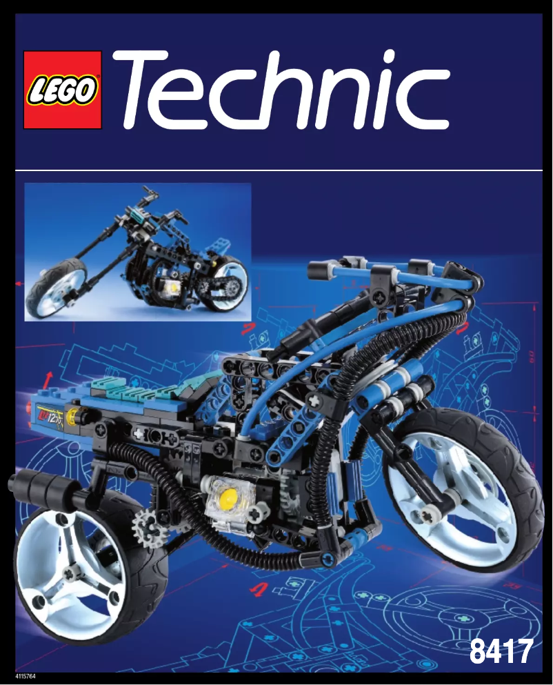 Page 1 de la notice Manuel utilisateur Lego Technic 8417